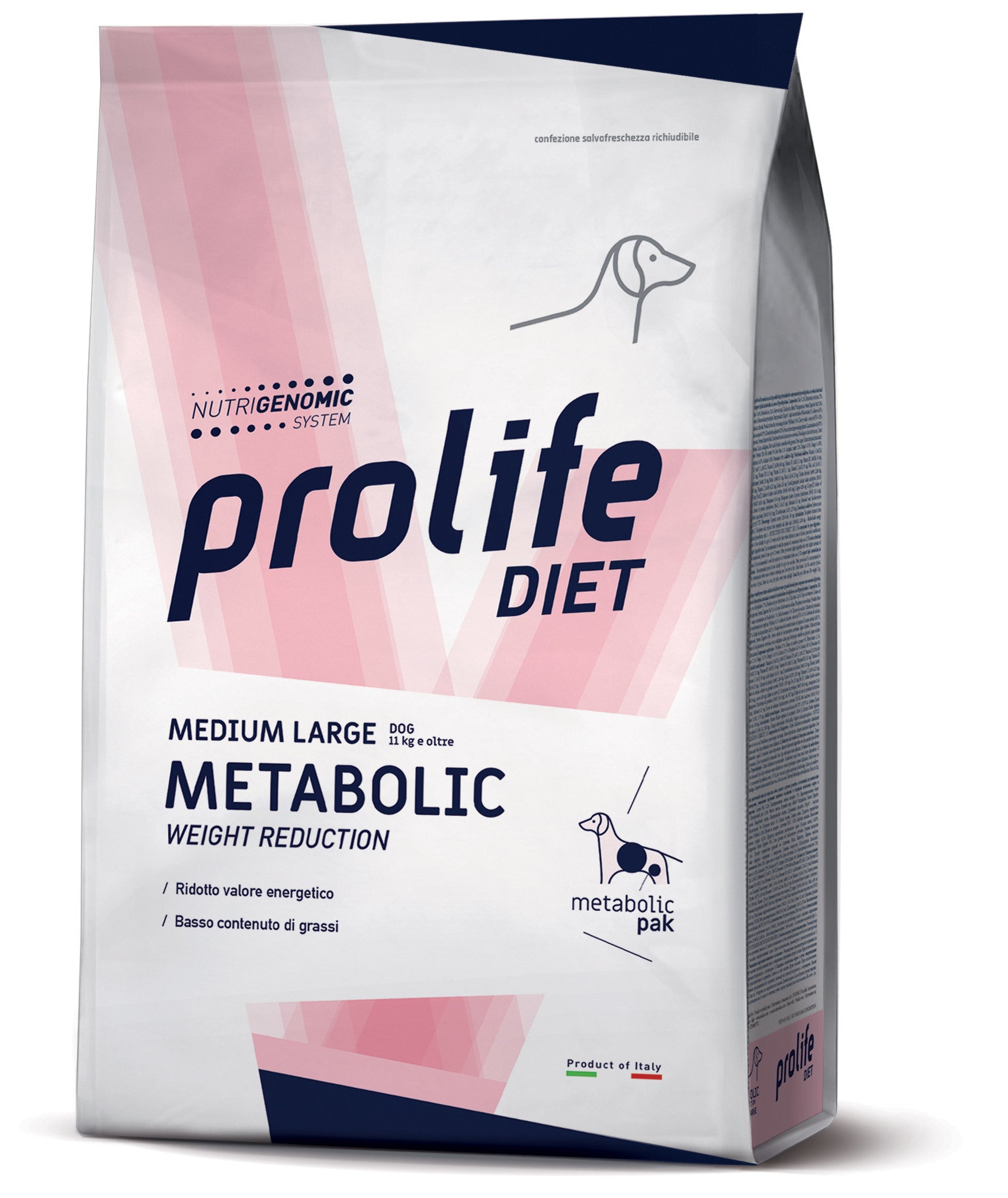 Prolife Diet Metabolic Weight Reduction Medium Large 8kg - Crocchette per Cani Prolife Diet Metabolic Weight Reduction Medium Large 8kg - Crocchette per Cani